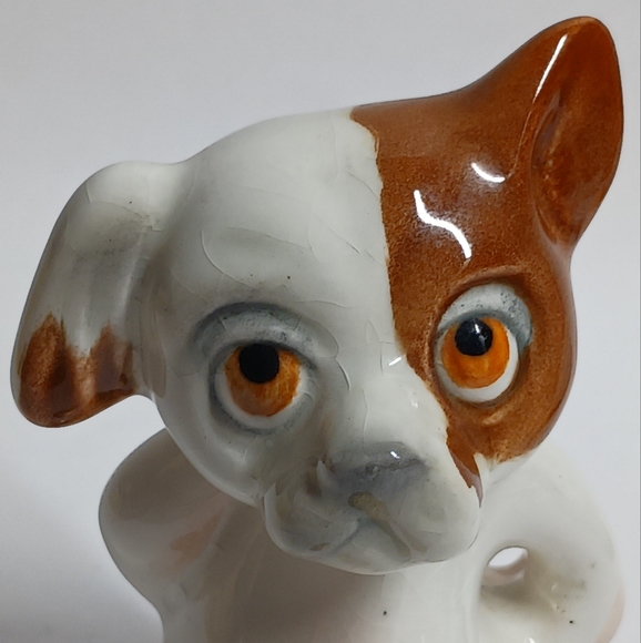 VTG English Beswick China Comical Dog hiding bone / ornament mode - Picture 5 of 5